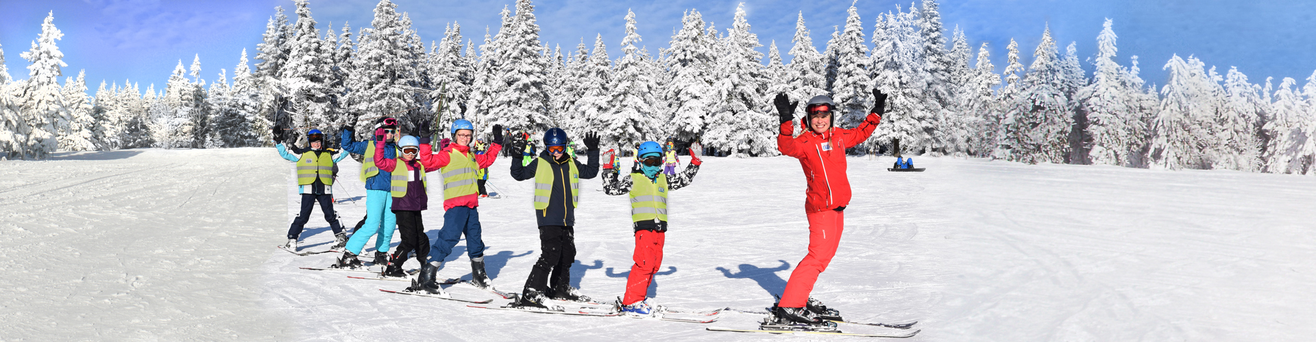 Ski school for children, ski lessons for children