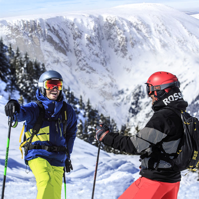 Skupinová výuka lyžování pro dospělé